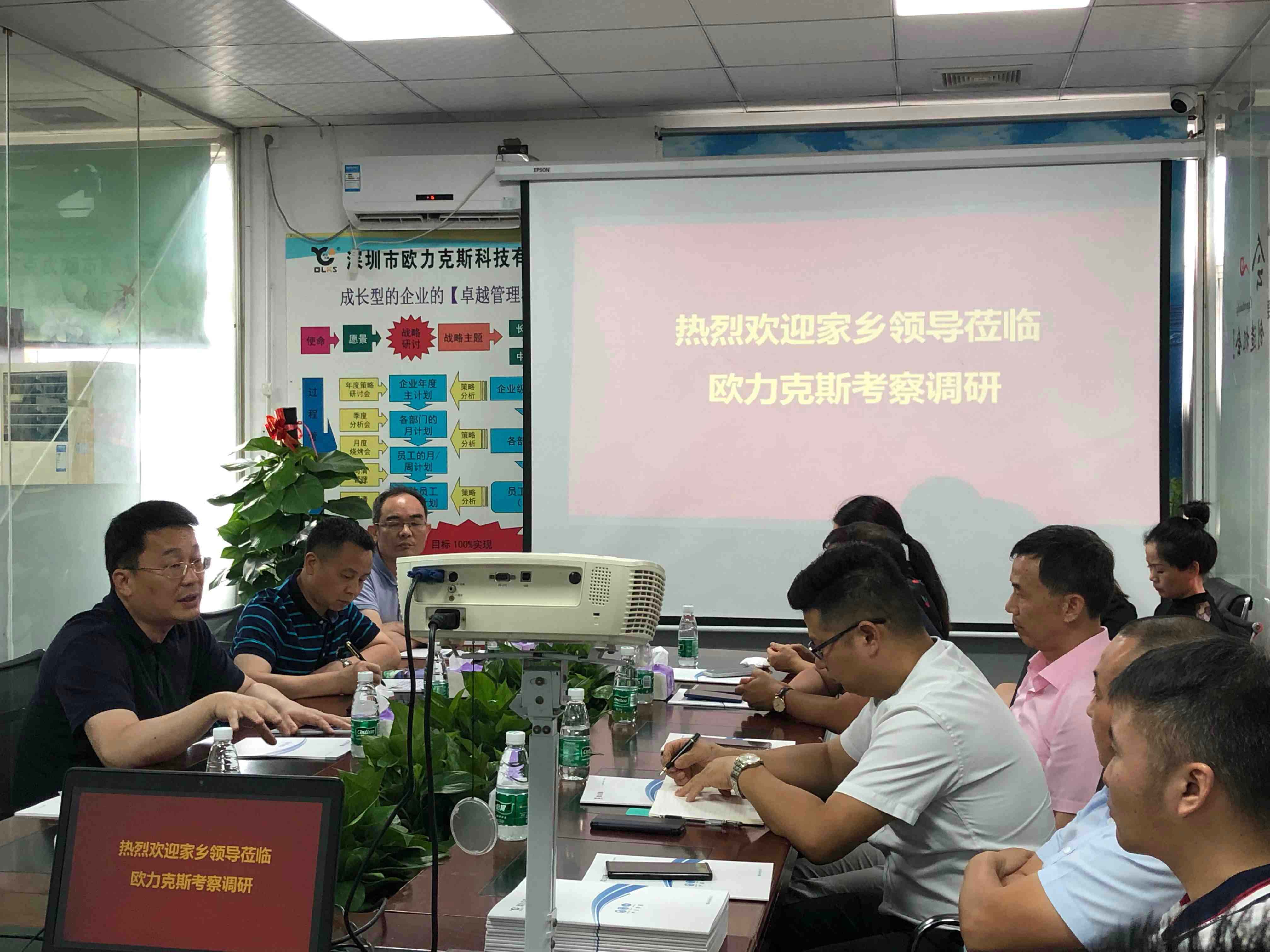 乐平市委副书记、市长高翔一行莅临好色先生软件大全考察调研